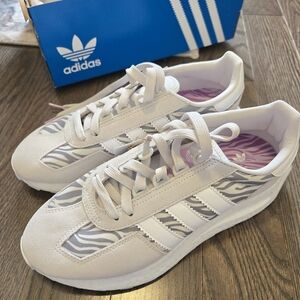 adidas Women's Sneakers in White and Gray